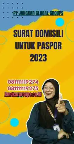 Surat Domisili Untuk Paspor 2023