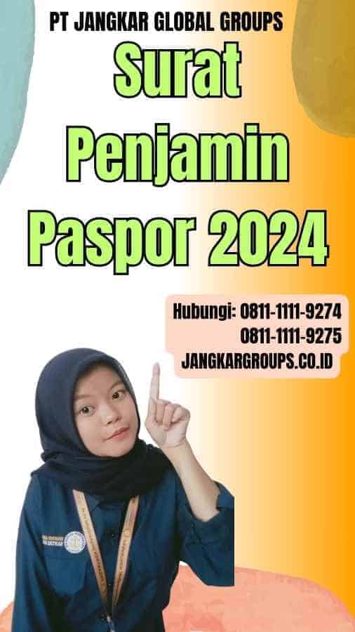 Surat Penjamin Paspor 2024