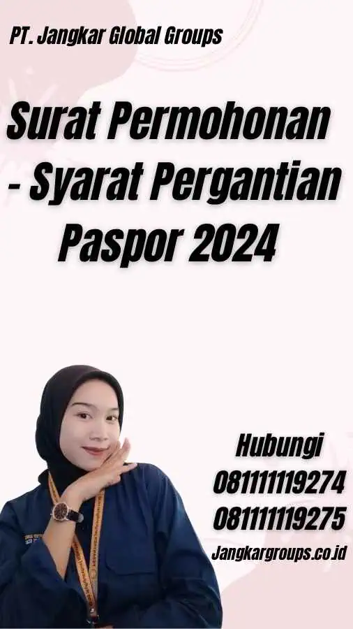 Surat Permohonan - Syarat Pergantian Paspor 2024