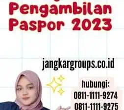 Surat Pernyataan Pengambilan Paspor 2023