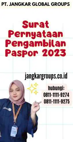 Surat Pernyataan Pengambilan Paspor 2023