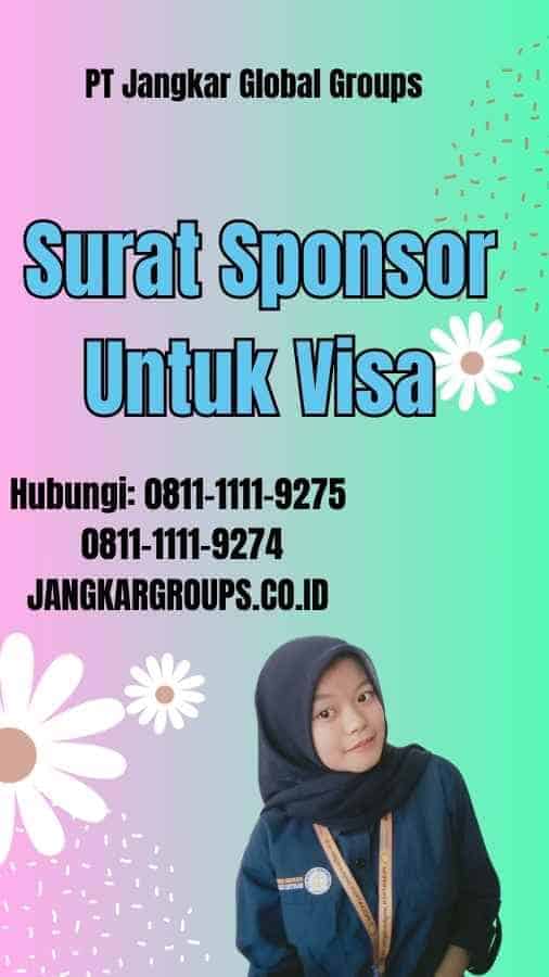 Surat Sponsor Untuk Visa