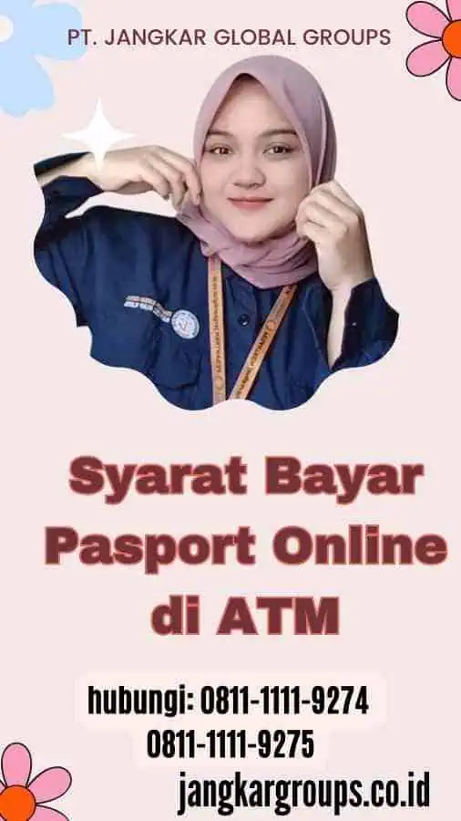 Syarat Bayar Pasport Online di ATM