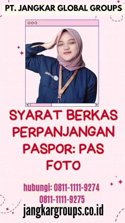 Syarat Berkas Perpanjangan Paspor Pas Foto