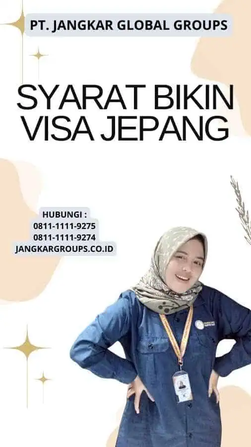 Syarat Bikin Visa Jepang