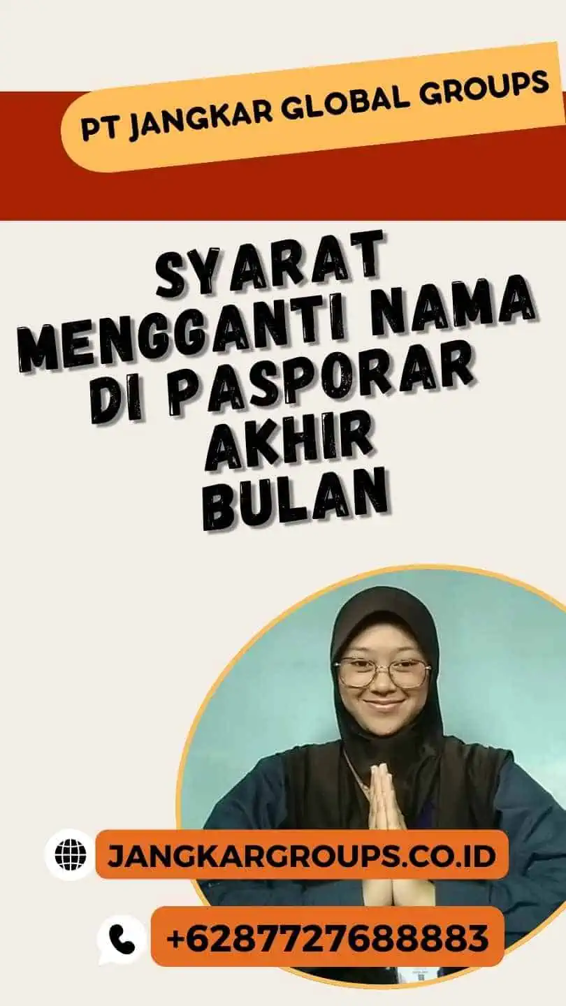 Syarat Mengganti Nama di Paspor