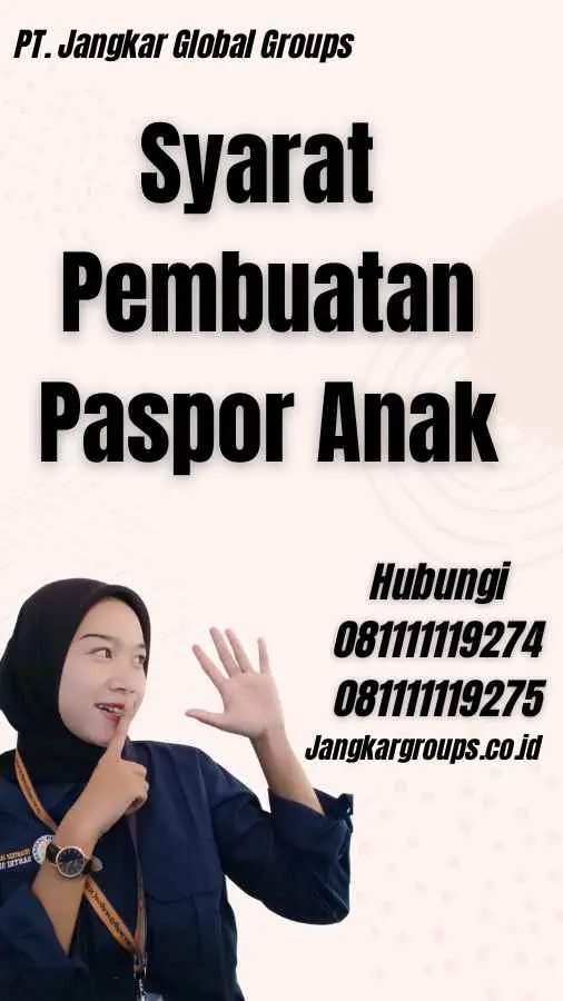 Syarat Pembuatan Paspor Anak