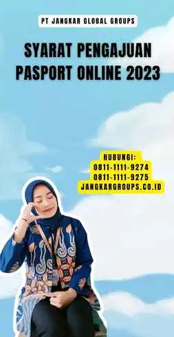 Syarat Pengajuan Pasport Online 2023