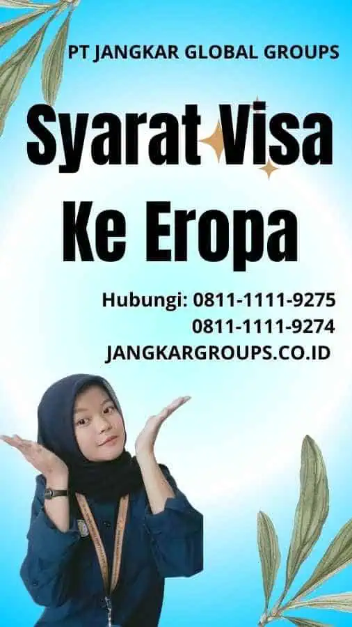 Syarat Visa Ke Eropa