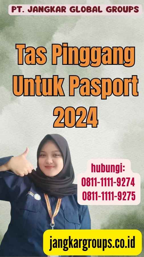 Tas Pinggang Untuk Pasport 2024