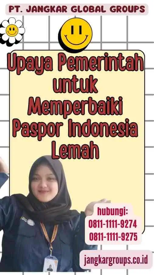 Upaya Pemerintah untuk Memperbaiki Paspor Indonesia Lemah