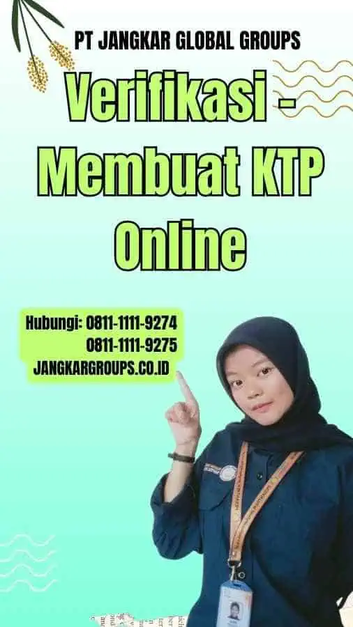 Verifikasi Membuat KTP Online