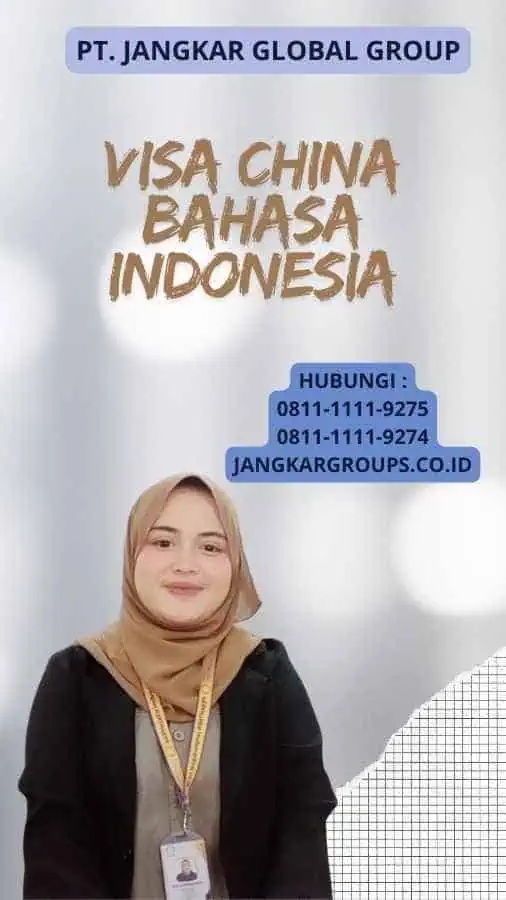 Visa China Bahasa Indonesia