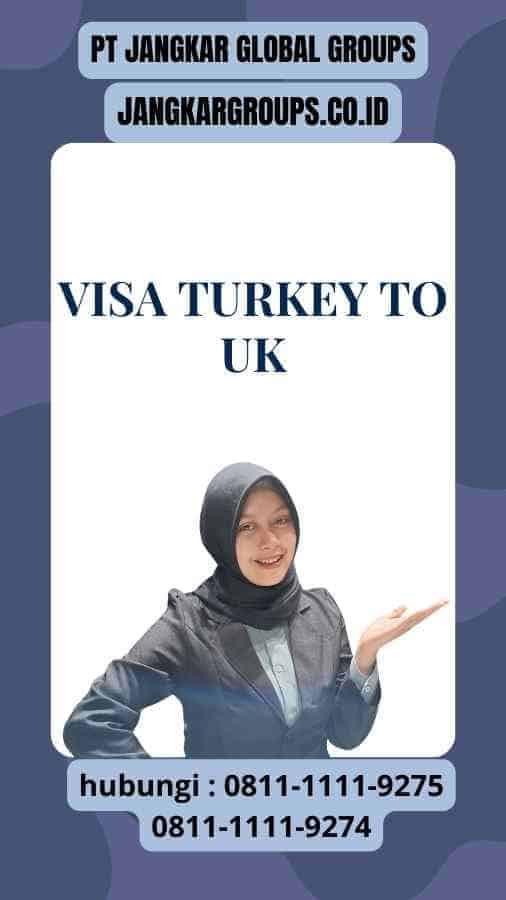 Visa Turkey To UK