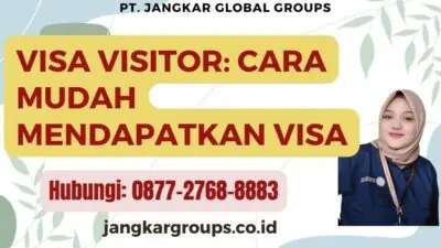 Visa Visitor Cara Mudah Mendapatkan Visa