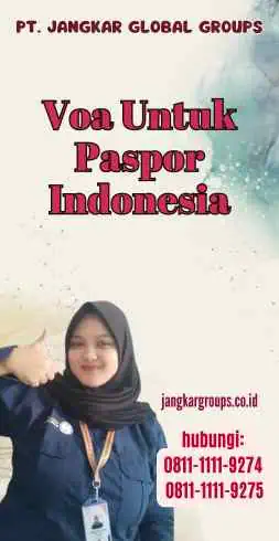 Voa Untuk Paspor Indonesia