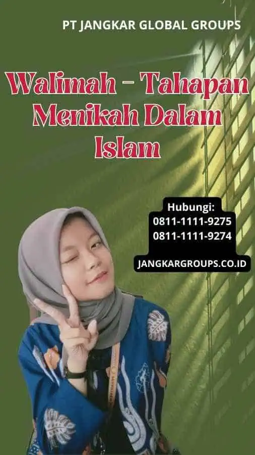 Walimah Tahapan Menikah Dalam Islam