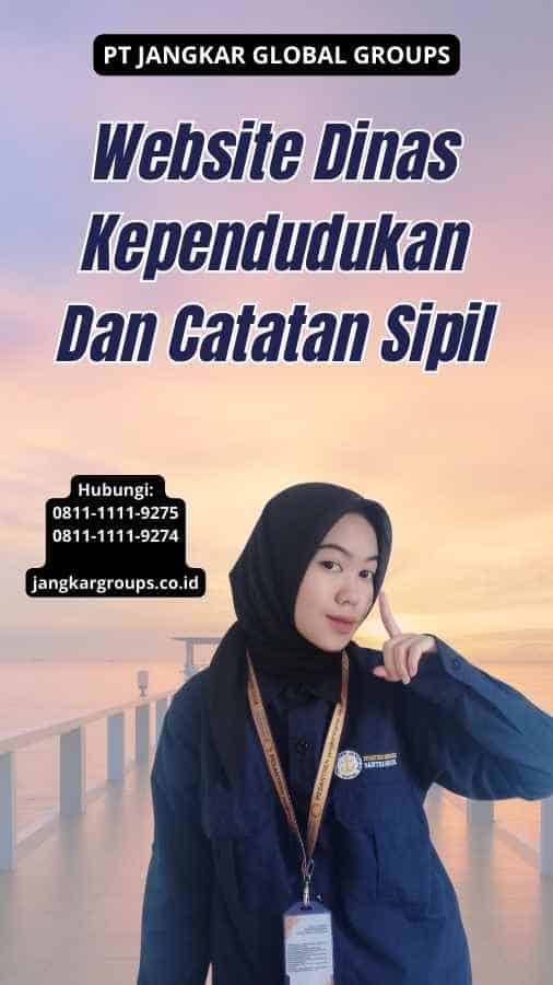 Website Dinas Kependudukan Dan Catatan Sipil