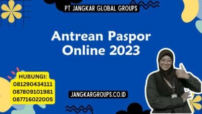 Antrean Paspor Online 2023