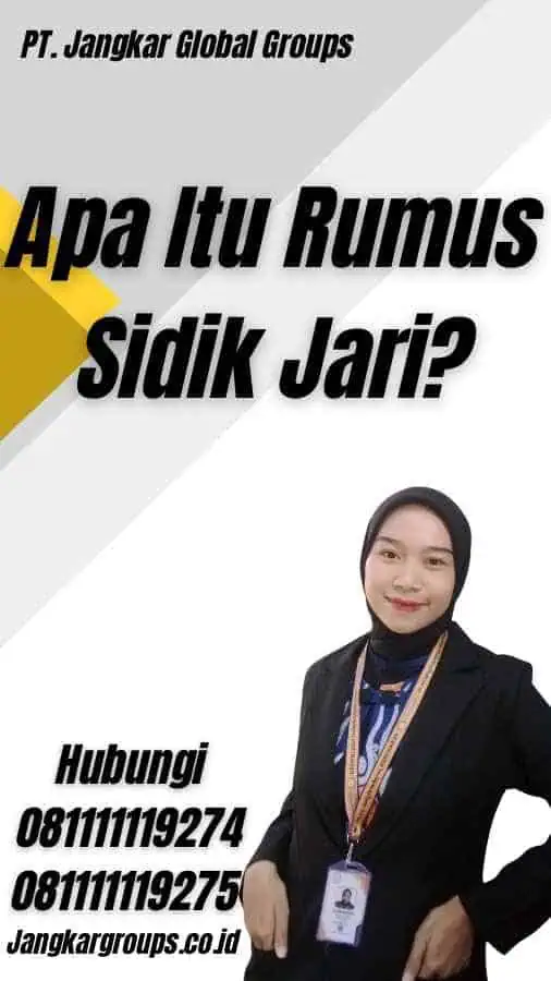 Apa Itu Rumus Sidik Jari?