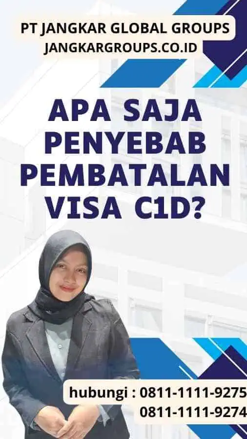 Apa Saja Penyebab Pembatalan Visa C1D?