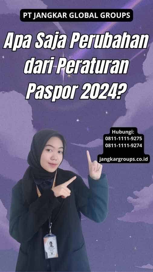 Apa Saja Perubahan dari Peraturan Paspor 2024