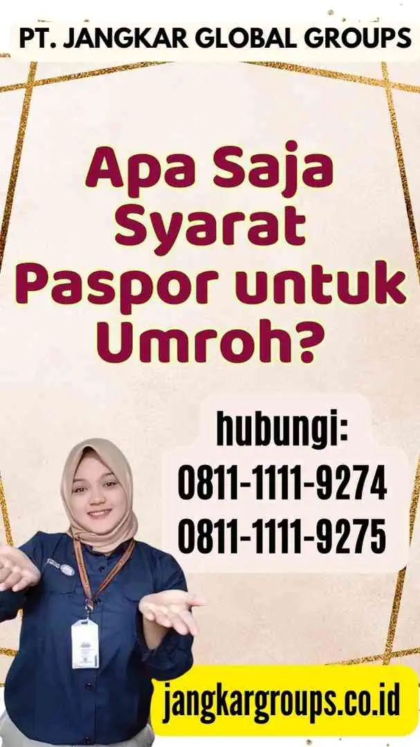 Apa Saja Syarat Paspor untuk Umroh