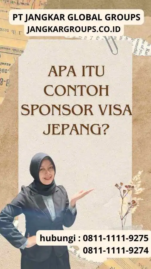 Apa itu Contoh Sponsor Visa Jepang