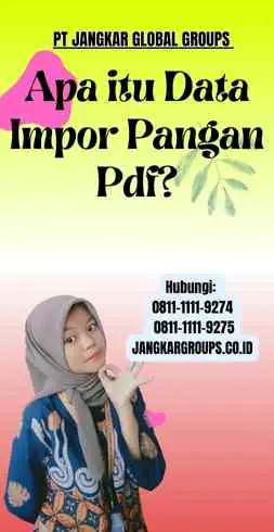 Apa itu Data Impor Pangan Pdf