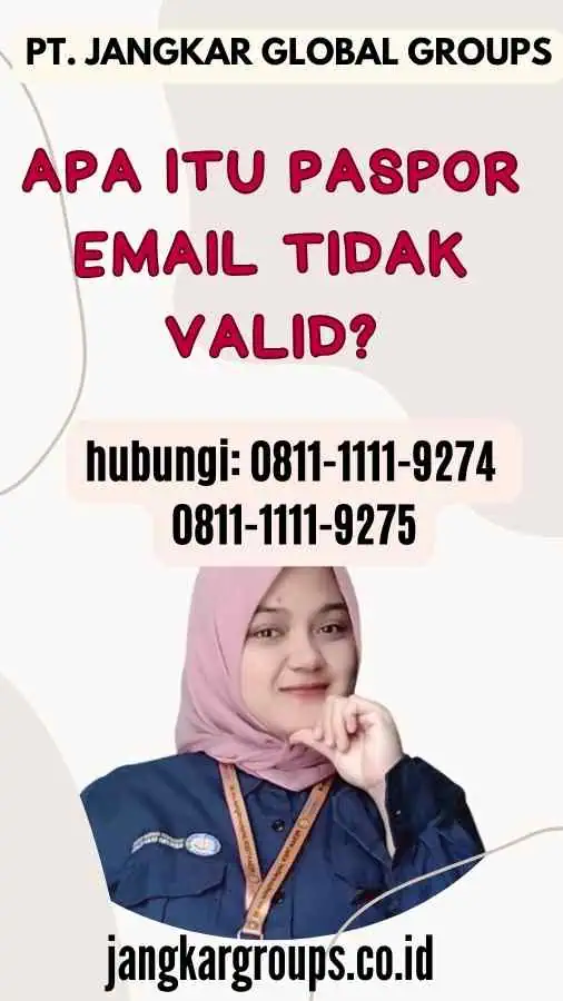 Apa itu Paspor Email Tidak Valid