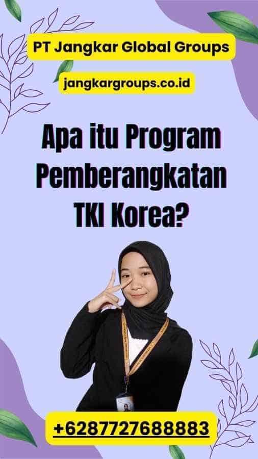 Apa itu Program Pemberangkatan TKI Korea?