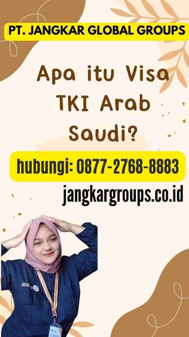 Apa itu Visa TKI Arab Saudi