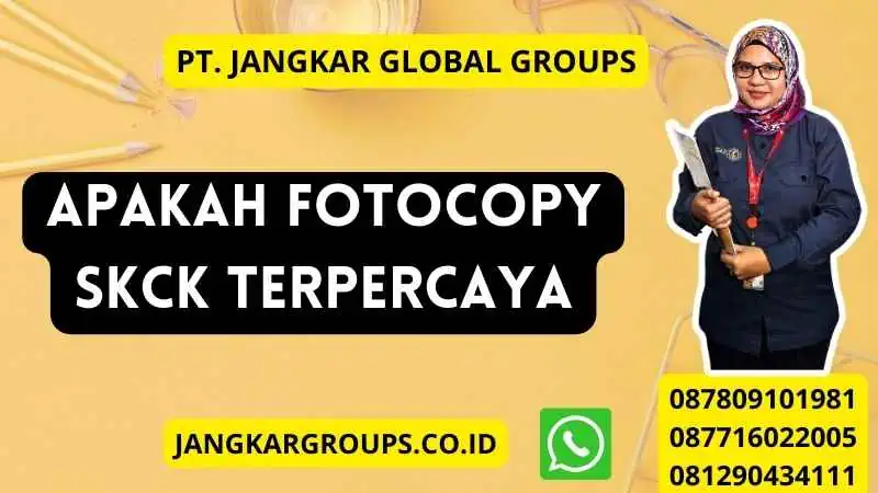 Apakah Fotocopy SKCK Terpercaya