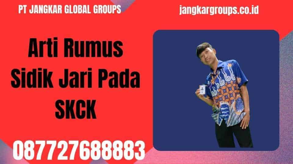 Arti Rumus Sidik Jari Pada SKCK