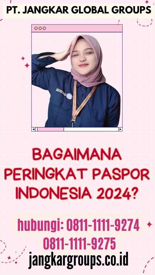 Bagaimana Peringkat Paspor Indonesia 2024