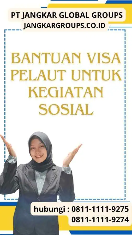 Bantuan Visa Pelaut Untuk Kegiatan Sosial