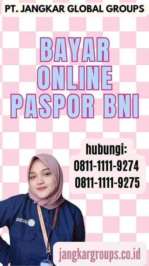 Bayar Online Paspor BNI