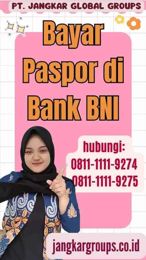 Bayar Paspor di Bank BNI