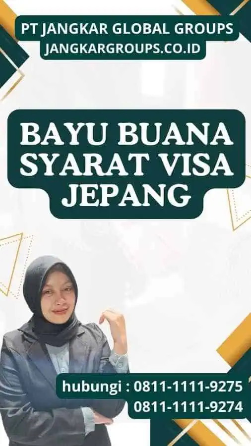 Bayu Buana Syarat Visa Jepang