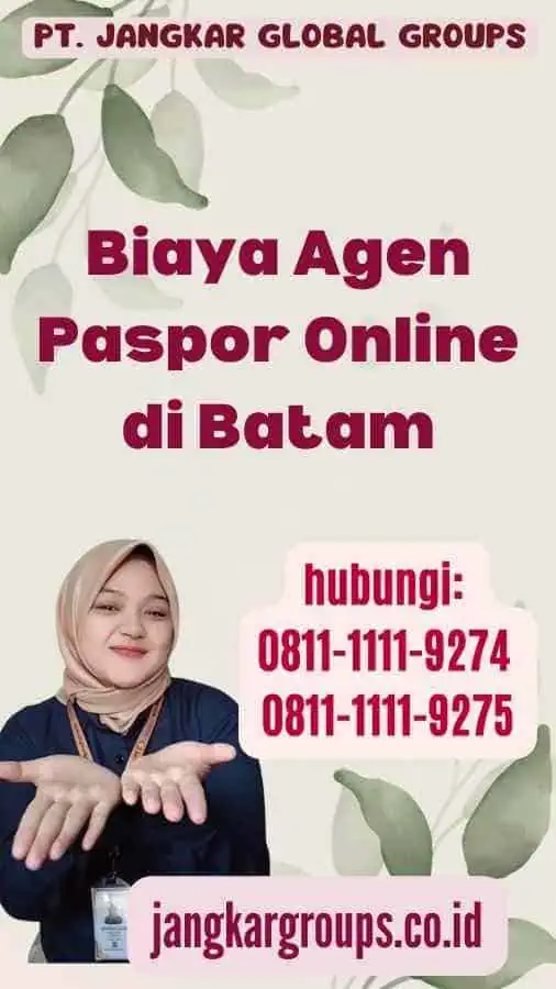 Biaya Agen Paspor Online di Batam