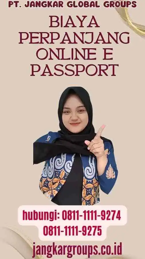 Biaya Perpanjang Online E Passport