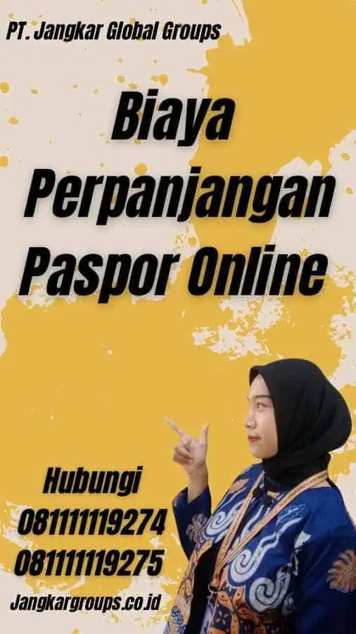 Biaya Perpanjangan Paspor Online