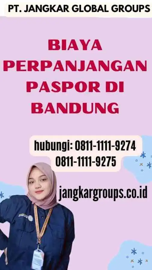 Biaya Perpanjangan Paspor di Bandung