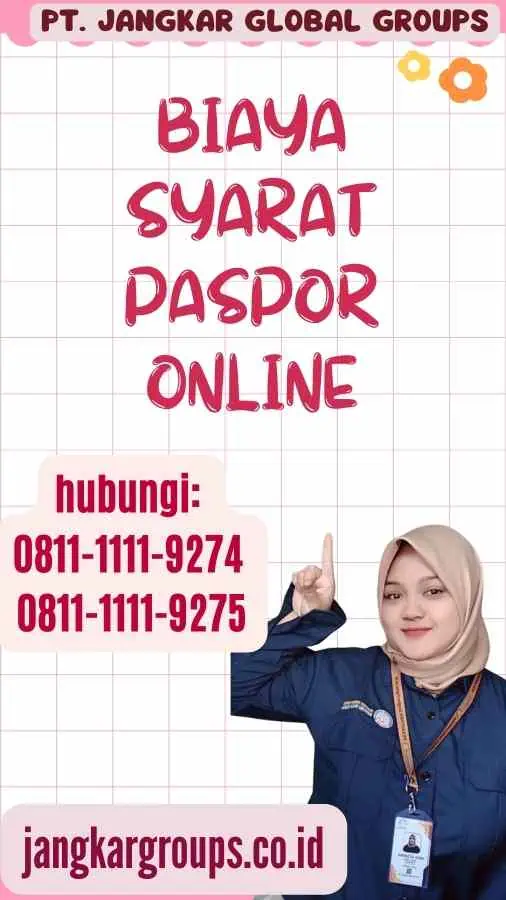 Biaya Syarat Paspor Online