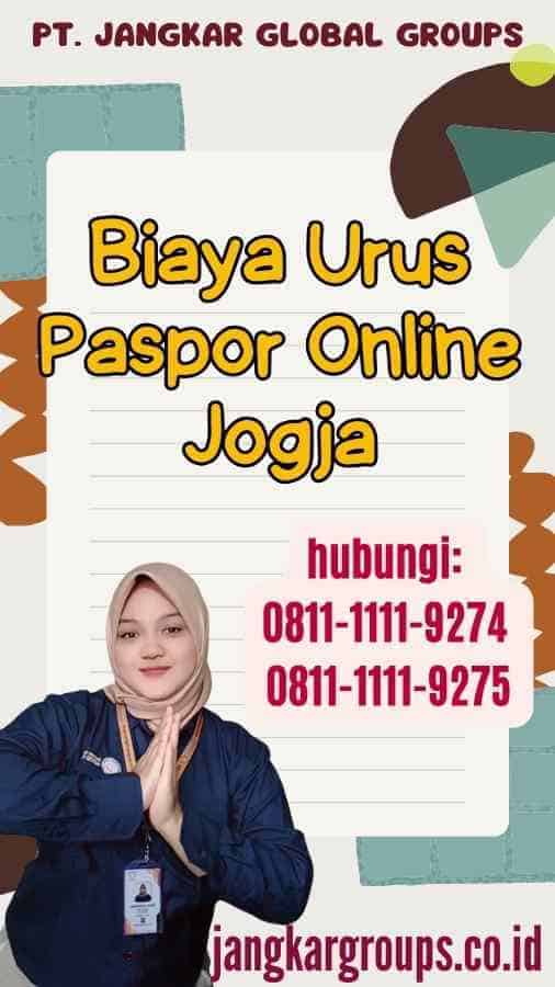 Biaya Urus Paspor Online Jogja