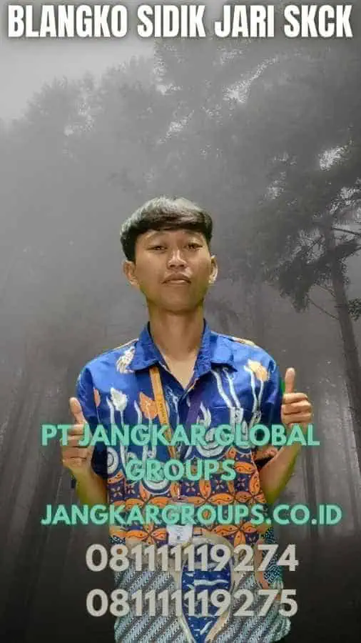 Blangko Sidik Jari SKCK