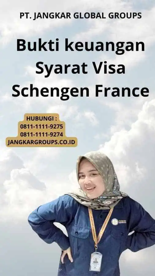 Bukti keuangan Syarat Visa Schengen France