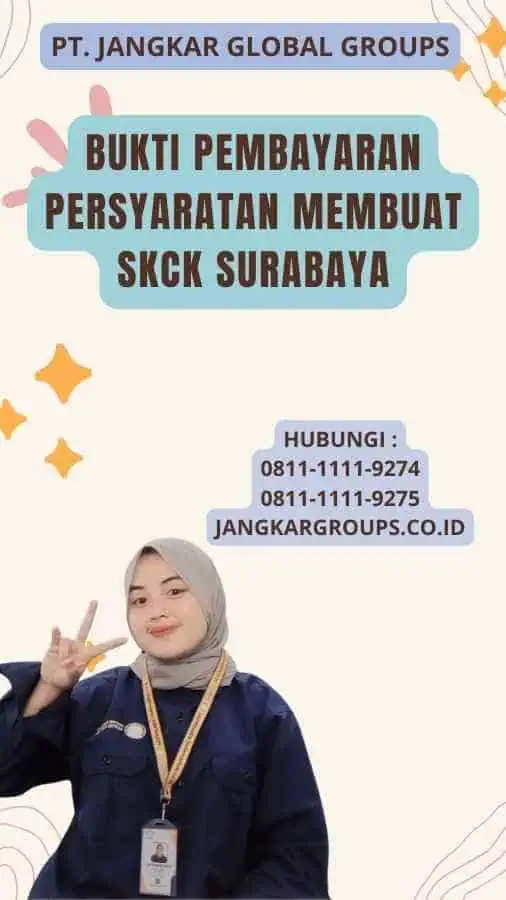 Bukti pembayaran Persyaratan Membuat SKCK Surabaya