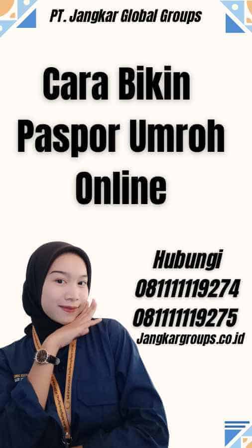 Cara Bikin Paspor Umroh Online