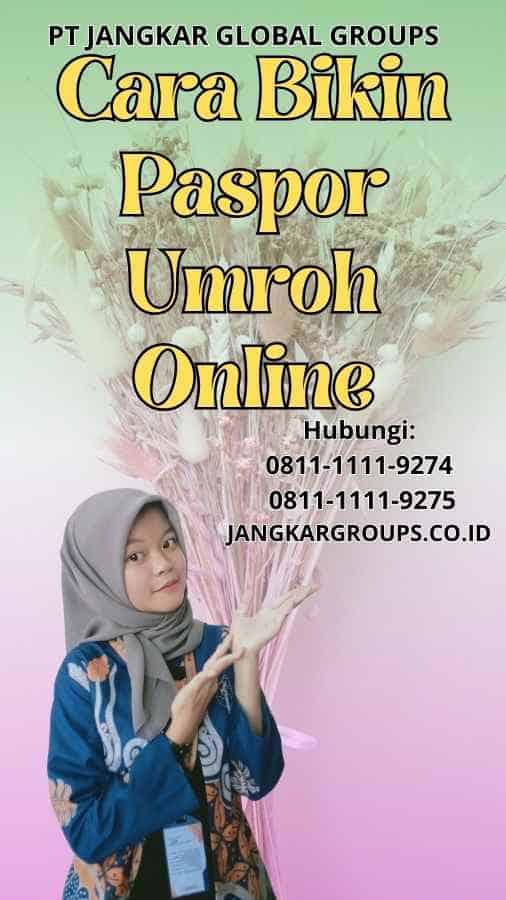 Cara Bikin Paspor Umroh Online